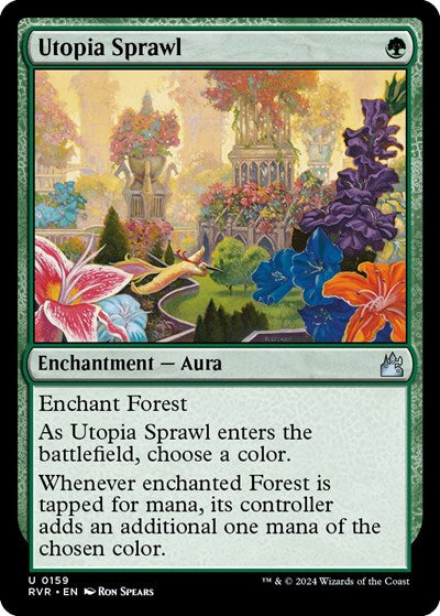 Utopia Sprawl (Ravnica Remastered) Medium Play Foil