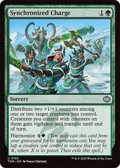 Synchronized Charge (Tarkir: Dragonstorm) Near Mint Foil