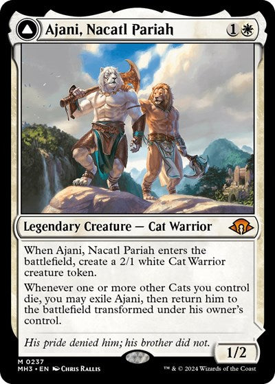 Ajani, Nacatl Pariah (Modern Horizons 3) Medium Play Foil