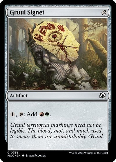 Gruul Signet (Commander: March of the Machine) Near Mint