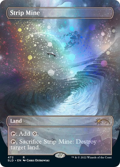 Strip Mine (Borderless) (Galaxy Foil) (Secret Lair) Near Mint Foil