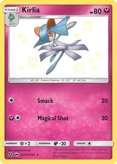 Kirlia (Hidden Fates: Shiny Vault) Near Mint Holofoil
