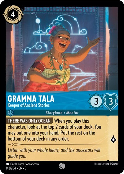 Gramma Tala - Keeper of Ancient Stories (Into the Inklands) Near Mint Cold Foil