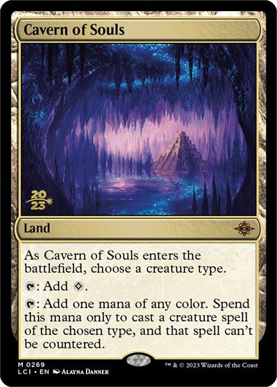 Cavern of Souls (Promos: Prerelease Cards) Light Play Foil