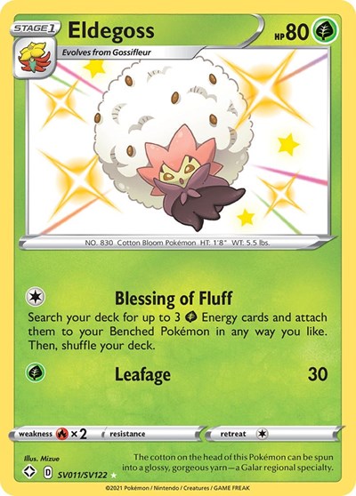 Eldegoss (Shining Fates: Shiny Vault) Near Mint Holofoil