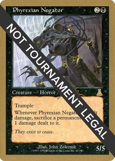 Phyrexian Negator - 1999 Jakub Slemr (UDS) (World Championship Decks) Medium Play