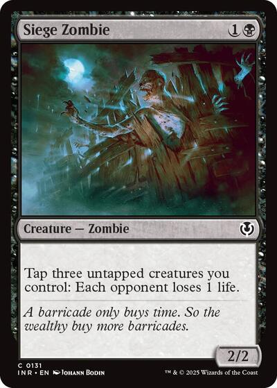 Siege Zombie (Innistrad Remastered) Medium Play