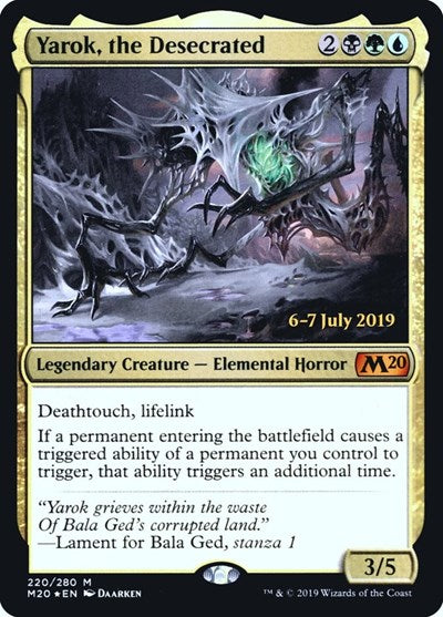 Yarok, the Desecrated (Promos: Prerelease Cards) Light Play Foil