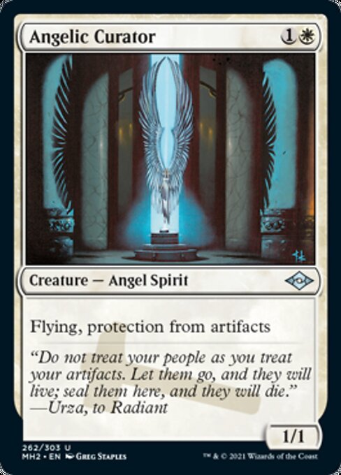 Angelic Curator (Modern Horizons 2) Light Play Foil