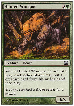 Hunted Wumpus (8th Edition) Light Play