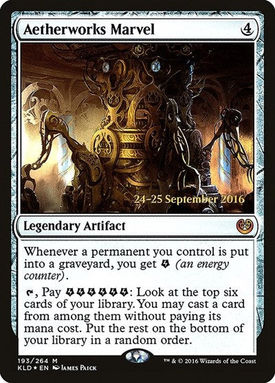 Aetherworks Marvel (Promos: Prerelease Cards) Medium Play Foil