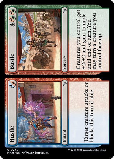 Hustle / Bustle (Murders at Karlov Manor) Near Mint Foil
