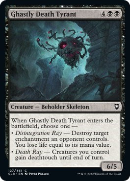 Ghastly Death Tyrant (Commander Legends: Battle for Baldur's Gate) Medium Play