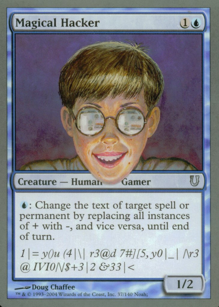 Magical Hacker (Unhinged) Light Play