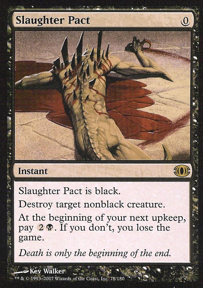 Slaughter Pact (Futuresight) Heavy Play