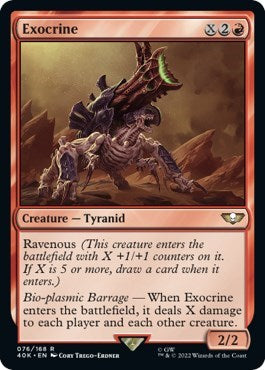 Exocrine (Surge Foil) (Universes Beyond: Warhammer 40K) Near Mint Foil