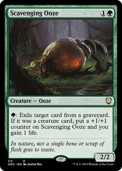 Scavenging Ooze (Commander: Phyrexia: All Will Be One) Medium Play