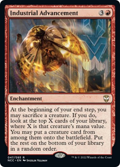Industrial Advancement (Commander: Streets of New Capenna) Light Play