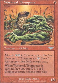 Warbreak Trumpeter (Legions) Light Play