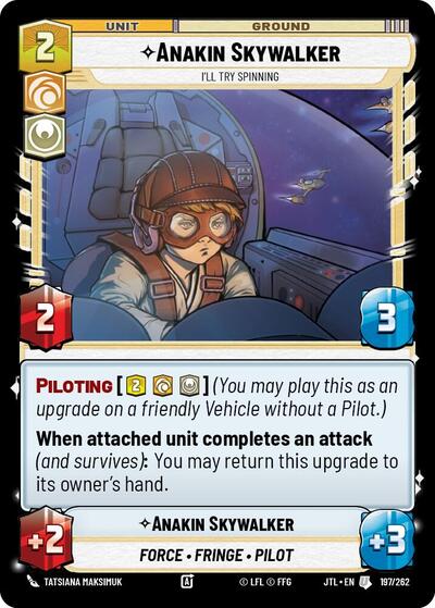 Anakin Skywalker I'll Try Spinning (Jump to Lightspeed) Near Mint