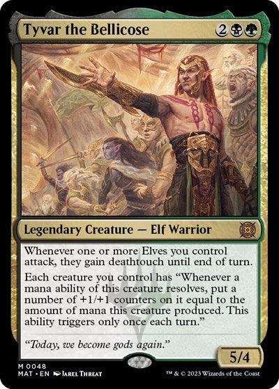 Tyvar the Bellicose (March of the Machine: The Aftermath) Near Mint Foil