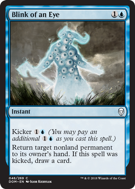 Blink of an Eye (Dominaria) Light Play Foil