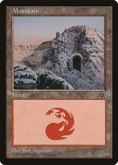 Mountain (159) (Portal Second Age) Heavy Play