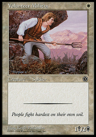 Volunteer Militia (Portal Second Age) Light Play