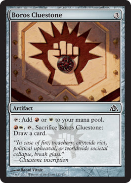 Boros Cluestone (Dragon's Maze) Medium Play Foil