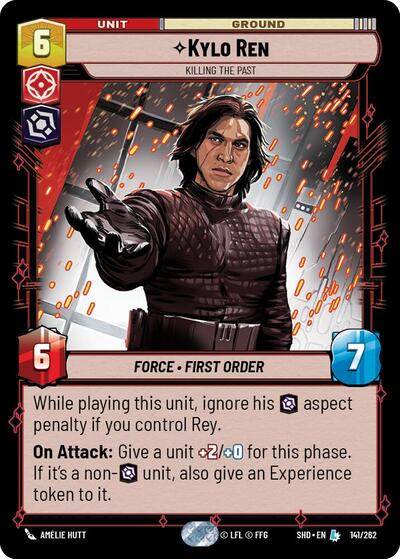 Kylo Ren Killing the Past (Shadows of the Galaxy) Near Mint Foil