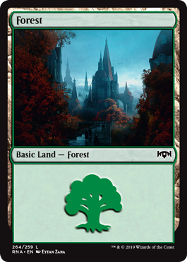 Forest (Ravnica Allegiance) Near Mint