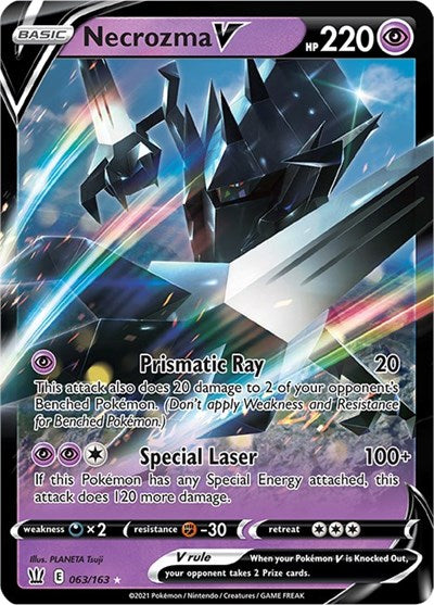 Necrozma V (SWSH05: Battle Styles) Near Mint Holofoil