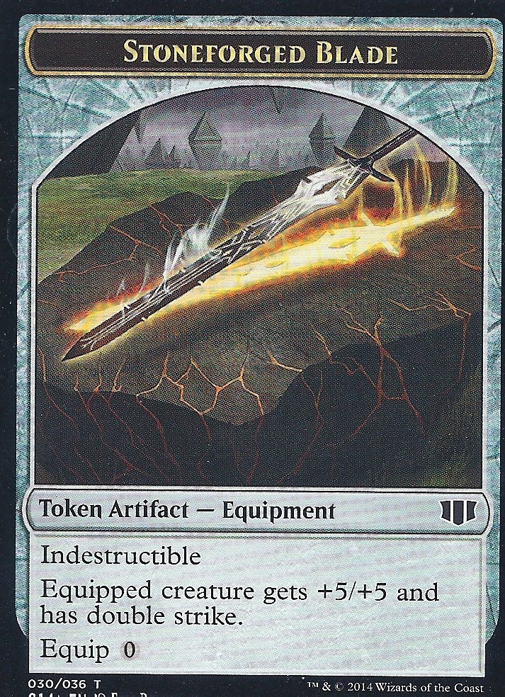 Stoneforged Blade (Commander 2014 Edition) Light Play