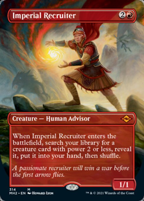 Imperial Recruiter (Borderless) (Modern Horizons 2) Light Play