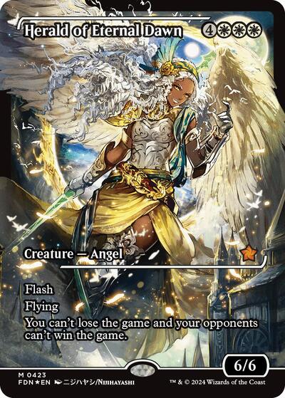 Herald of Eternal Dawn (Showcase) (Foundations) Light Play Foil Japanese