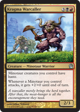 Kragma Warcaller (Theros) Light Play Foil