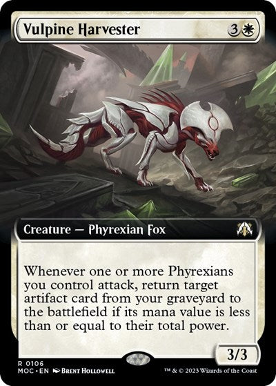Vulpine Harvester (Extended Art) (Commander: March of the Machine) Near Mint
