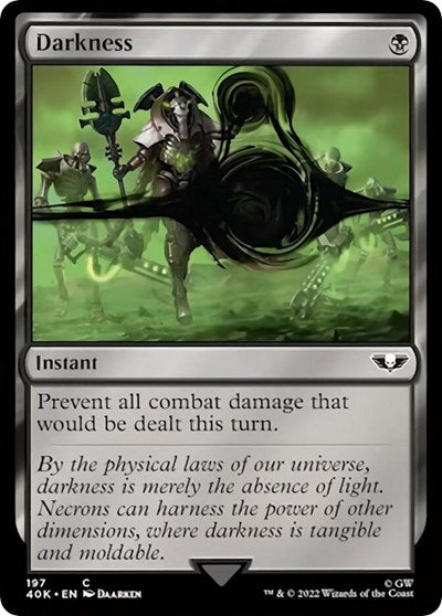 Darkness (Surge Foil) (Universes Beyond: Warhammer 40K) Light Play Foil