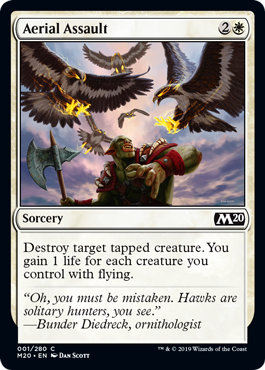 Aerial Assault (Magic 2020 Core Set) Near Mint Foil