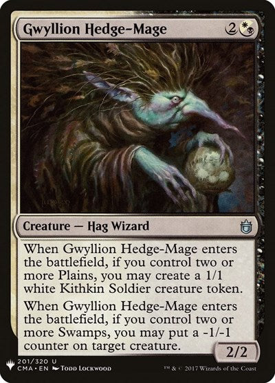 Gwyllion Hedge-Mage (Mystery Booster) Light Play