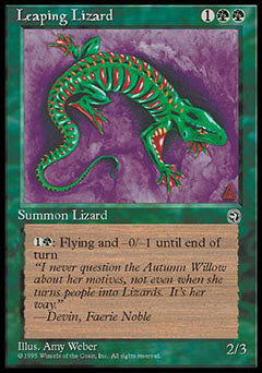 Leaping Lizard (Homelands) Medium Play