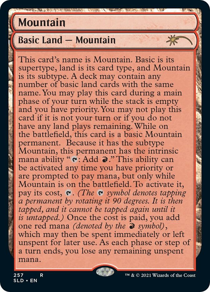 Mountain 257 Full Text (Secret Lair) Near Mint