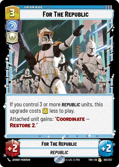 For The Republic (Twilight of the Republic) Near Mint Foil