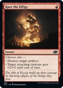 Raze the Effigy (Jumpstart 2022) Light Play
