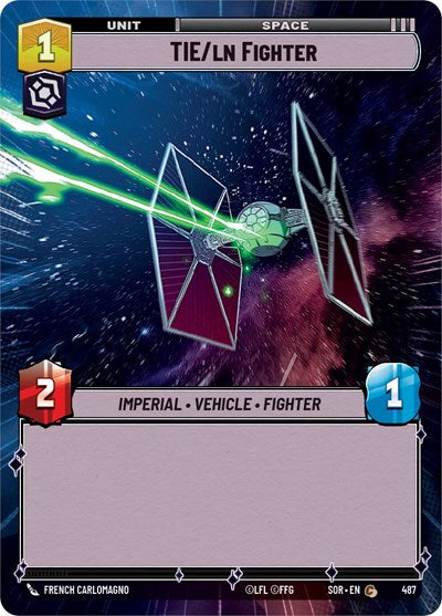 TIE/ln Fighter (Hyperspace) (Spark of Rebellion) Near Mint
