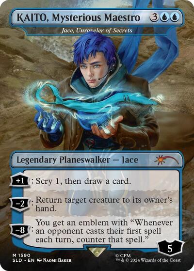 KAITO, Mysterious Maestro - Jace, Unraveler of Secrets (Secret Lair) Near Mint