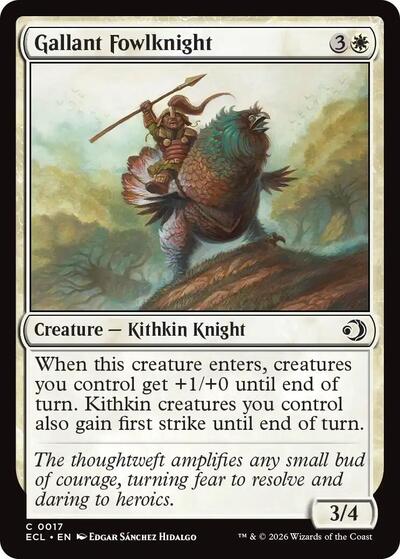 Gallant Fowlknight (Lorwyn Eclipsed) Near Mint