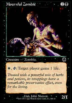 Mournful Zombie (Apocalypse) Medium Play