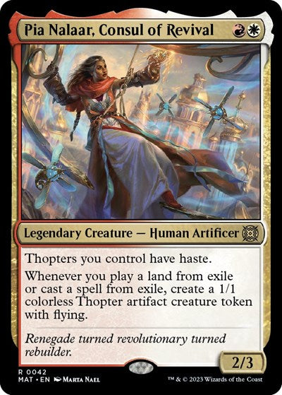 Pia Nalaar, Consul of Revival (March of the Machine: The Aftermath) Light Play Foil
