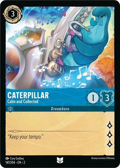 Caterpillar - Calm and Collected (Rise of the Floodborn) Near Mint Cold Foil